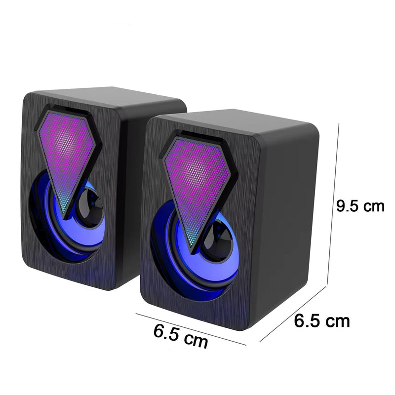 RGB Desktop Speakers Wukusy