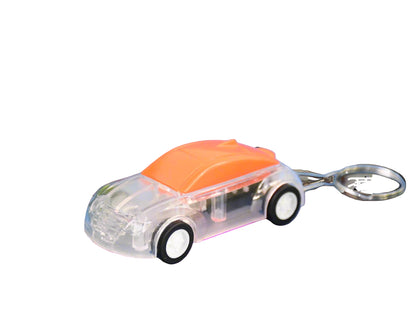 Mini Car Shape Led Keychain Light +(1 Pc Random Color)