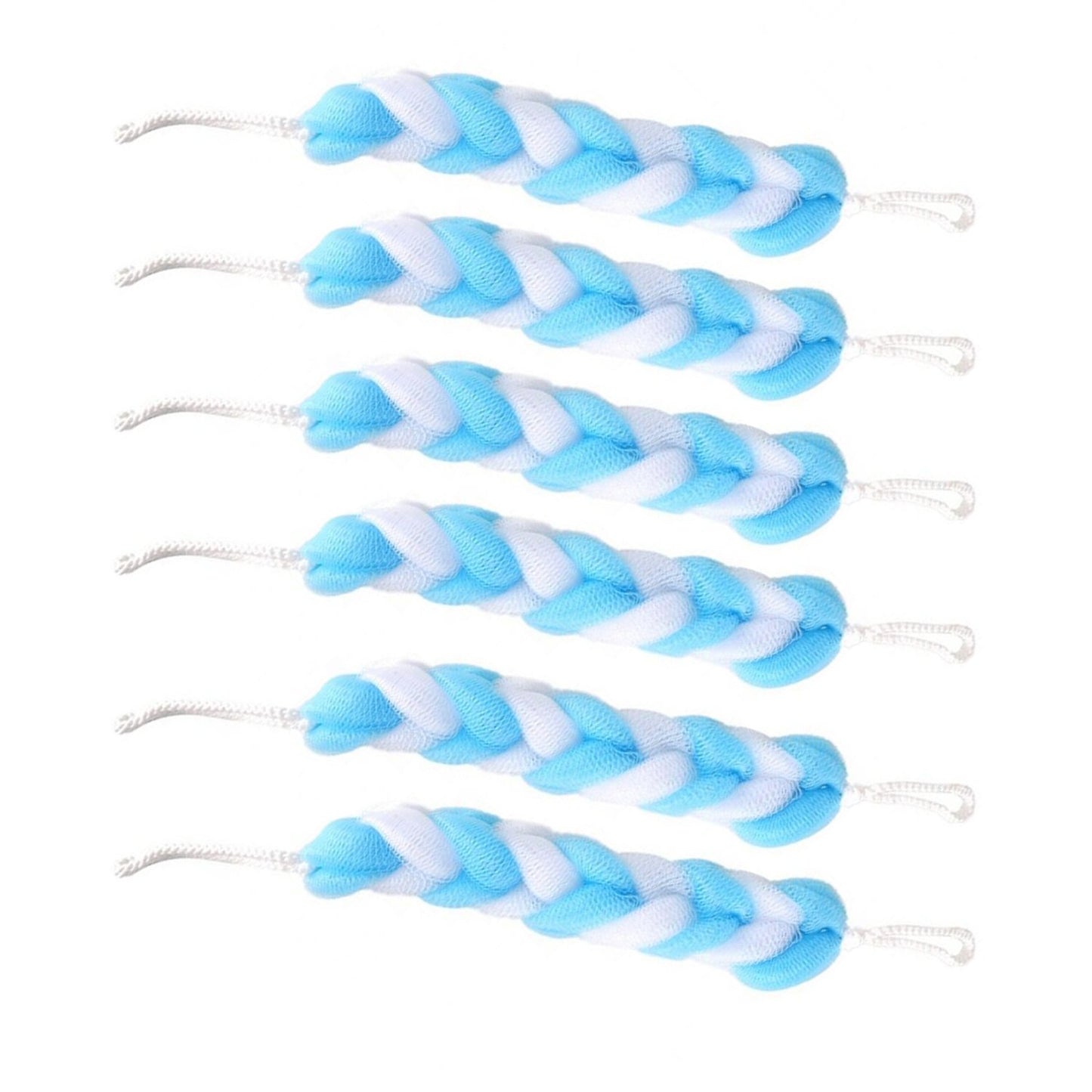 Pack of 6 Bath Loofah Sponges