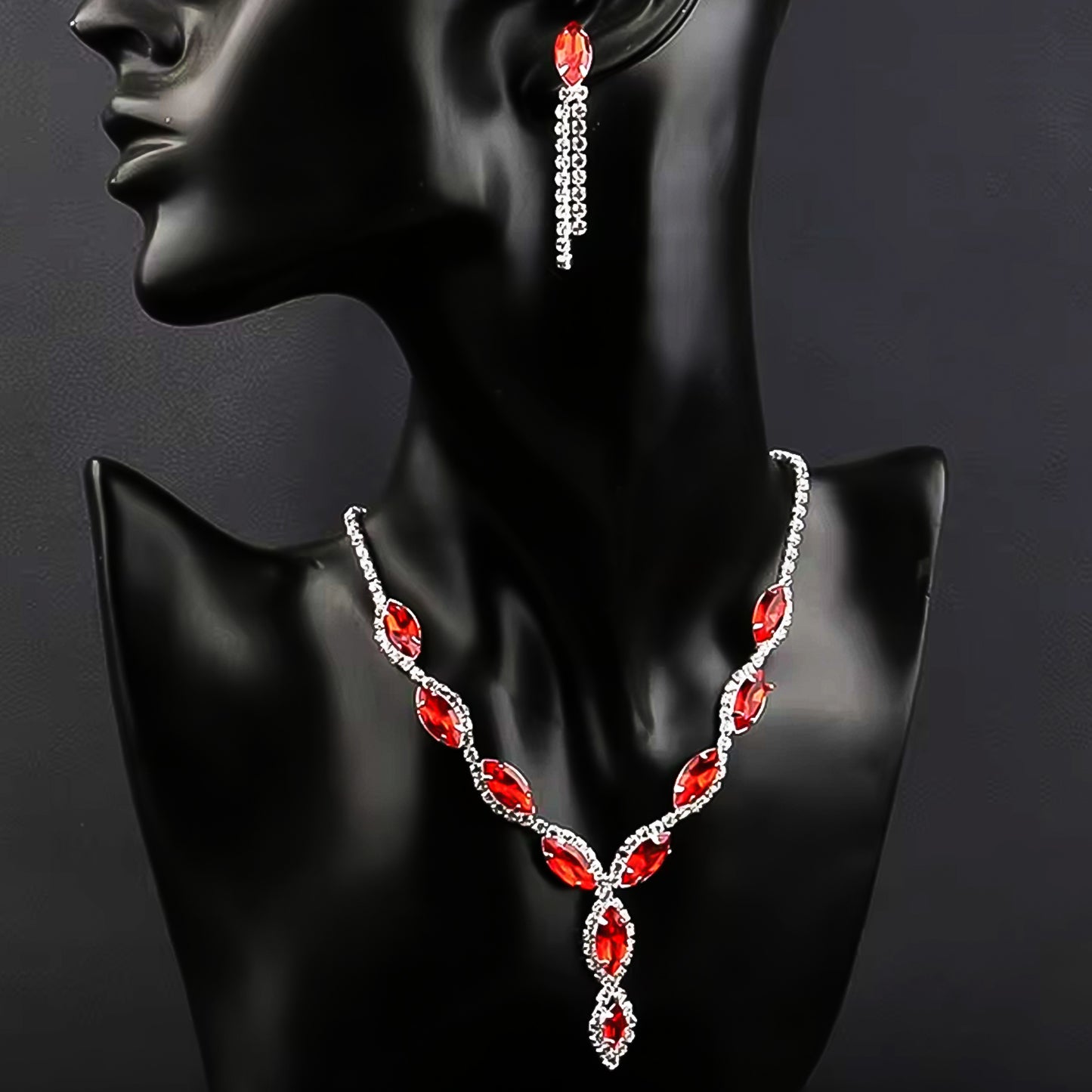 Wedding Jewelry Set – Necklace & Earrings