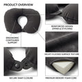 Ergonomic Travel Memory Foam Neck Pillow