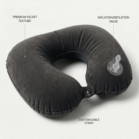 Ergonomic Travel Memory Foam Neck Pillow