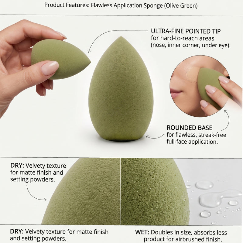 Flawless Finish Beauty Makeup Sponges