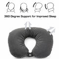 Ergonomic Travel Memory Foam Neck Pillow