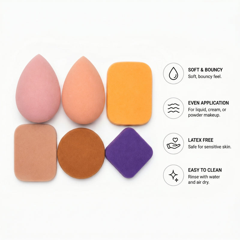 Versatile Beauty Blender Sponge Set