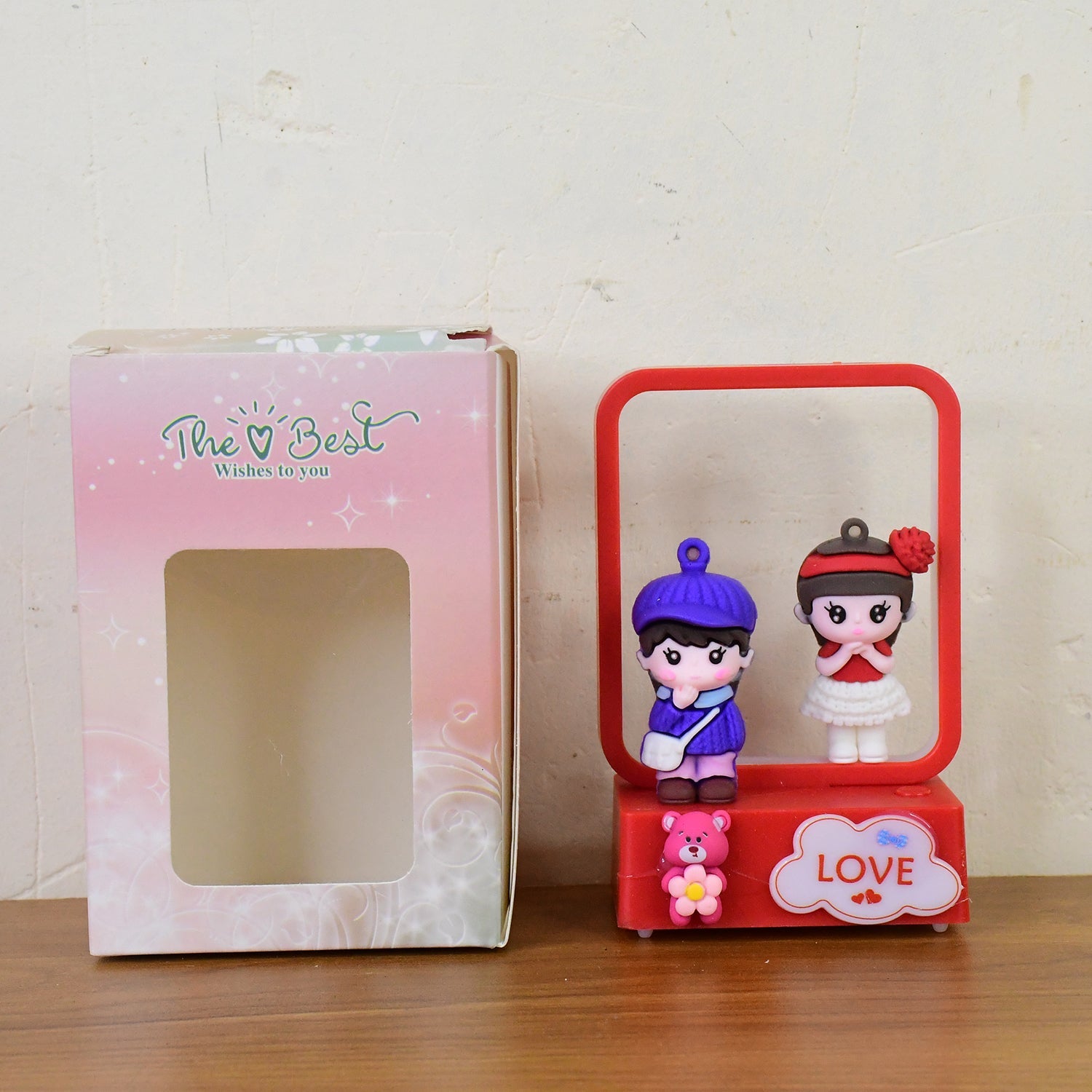 Decorative Love Couple Led Figurine Light (1 Pc) Wukusy