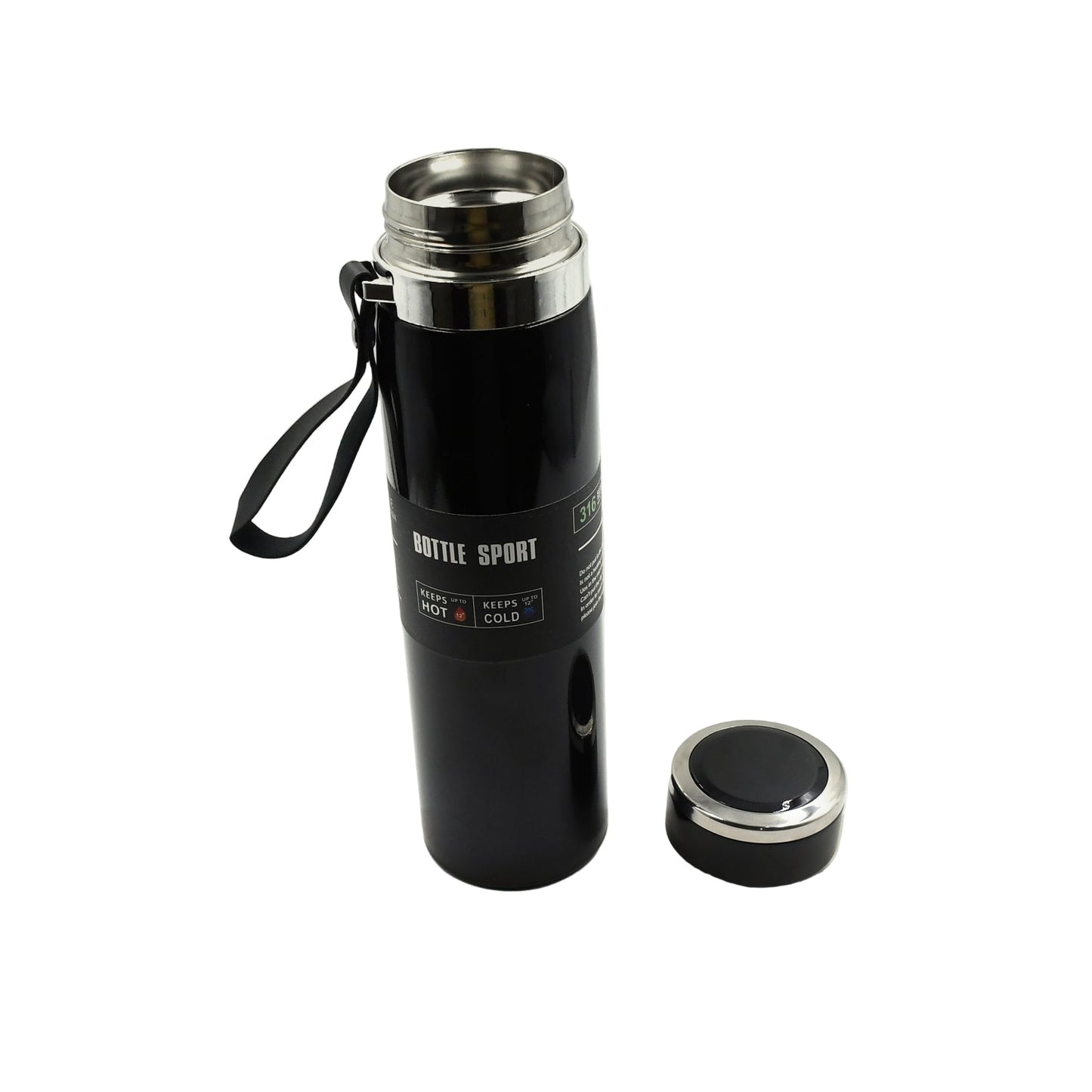 6582 Double Stainless Steel Wall Flask Vacuum Insulated Water Bottle Wukusy