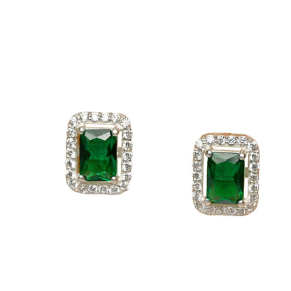 Interchangeable Diamond Triangle Earrings