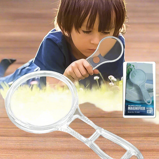 Handheld Plastic Magnifying Glasses (1 Pc  55 Mm)