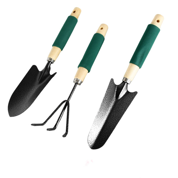 Garden Tool Kit - Cultivator, Trowel, Transplanter Wukusy