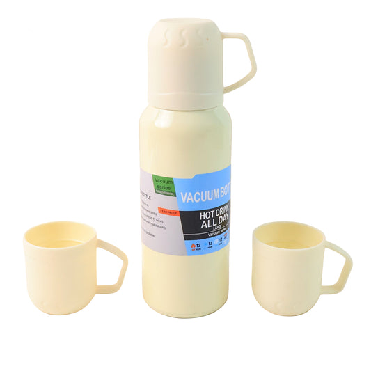 White Vacuum Flask Set.