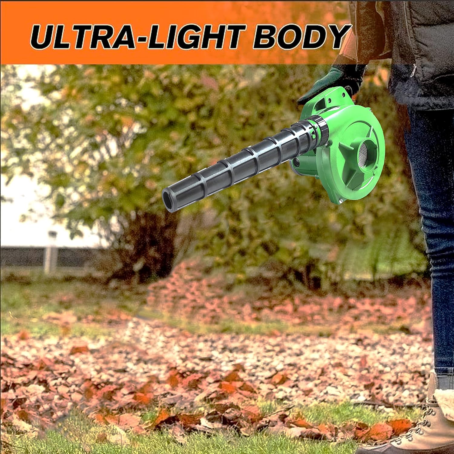 3158 650v Blower Portable Rifel Range Heavy Duty Air Blower Electric Air Blower For Homeofficecarpccomputer Dustgaragepatiogarden Leaftrash Cleaning  (350w 2.3 M3min 13000 Rpm Green) Wukusy