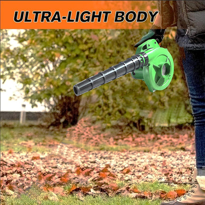 3158 650v Blower Portable Rifel Range Heavy Duty Air Blower Electric Air Blower For Homeofficecarpccomputer Dustgaragepatiogarden Leaftrash Cleaning  (350w 2.3 M3min 13000 Rpm Green) Wukusy
