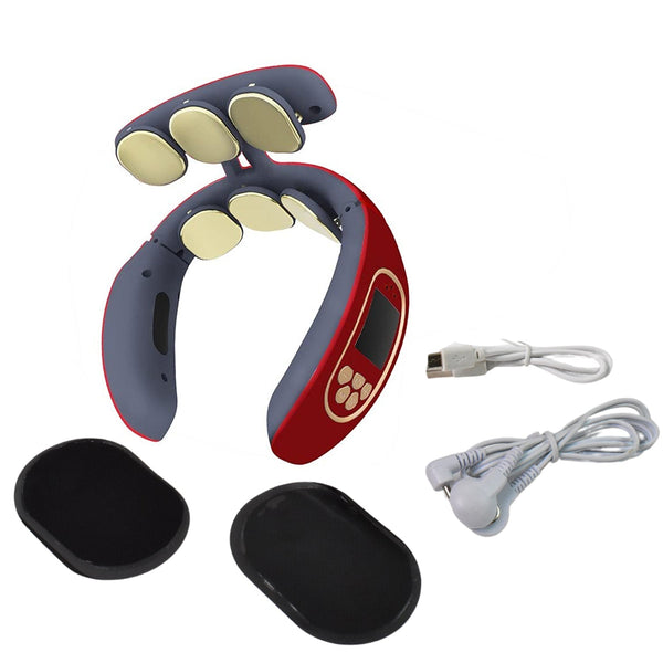 Smart Electric Neck And Back Pulse Massager Wukusy