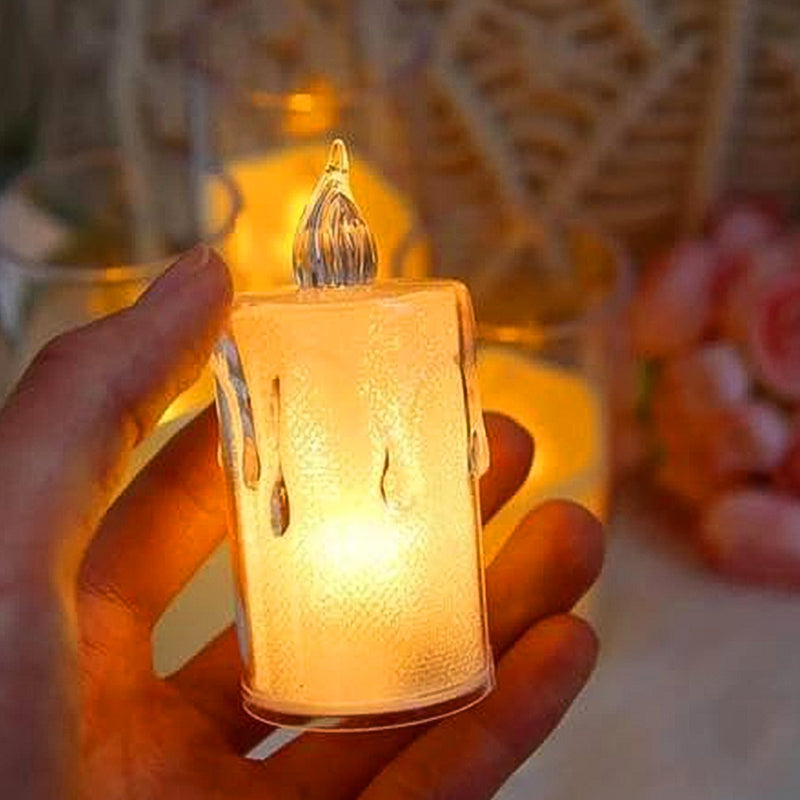 Simple Crystal Candle Lights Wukusy
