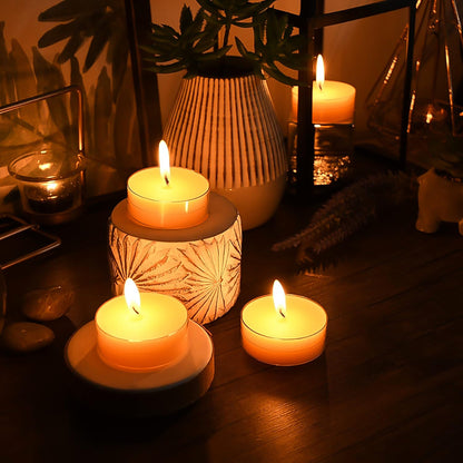 Tealight Diwali Candles For Home Decoration Smokeless Candles For Decorations Long Burning For Mood Dinners Parities Home Decoration Wedding Candle (1 Pc) Wukusy