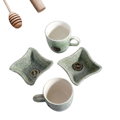 Festo Ceramic Tea & Coffee Mug Set with Snack Bowl - BuyItOnline