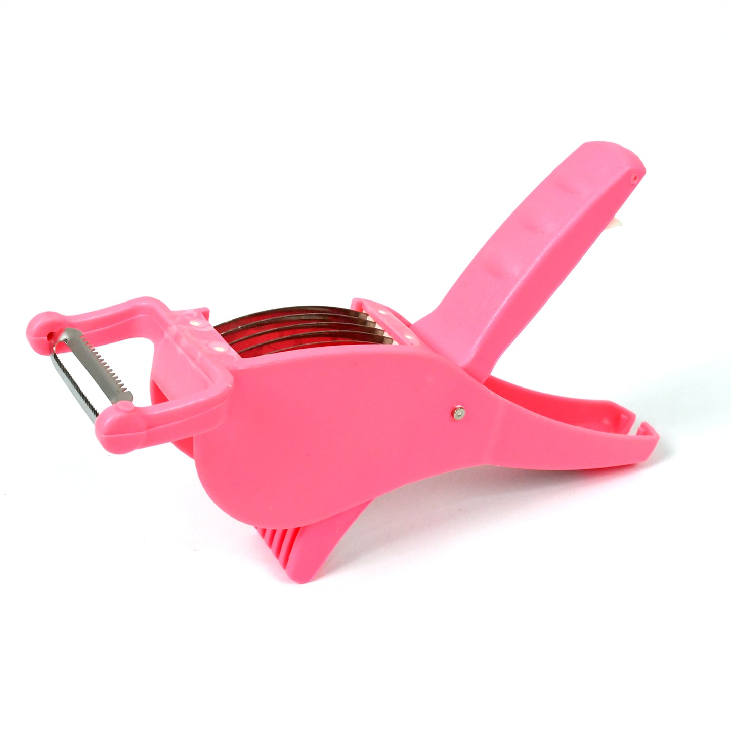 2-in-1 Vegetable & Fruit Multi Cutter with 5 Blades and Peeler - BuyItOnline