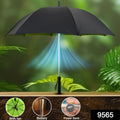Sun umbrella with inside power fan Wukusy