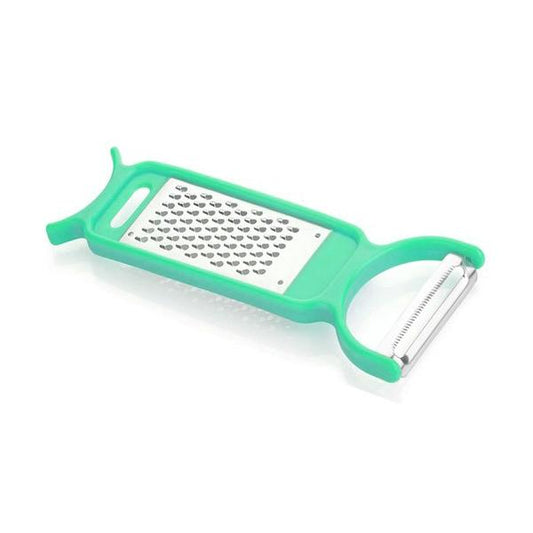 Kitchen 3-in-1 Multi-Purpose Vegetable Peeler, Grater, and Cutter for Food Preparation.
