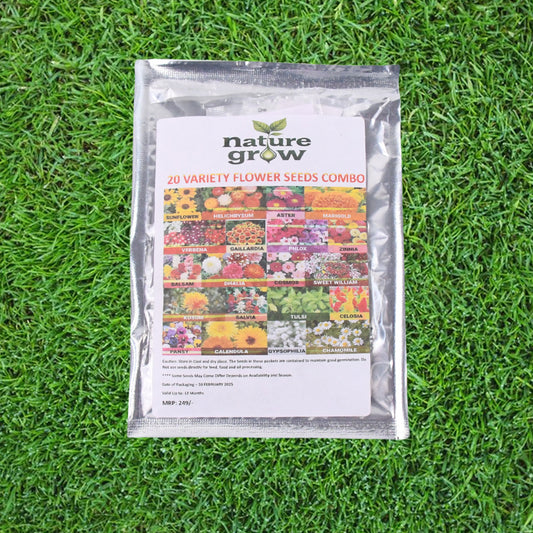 20 Flower Varieties Seeds Combo