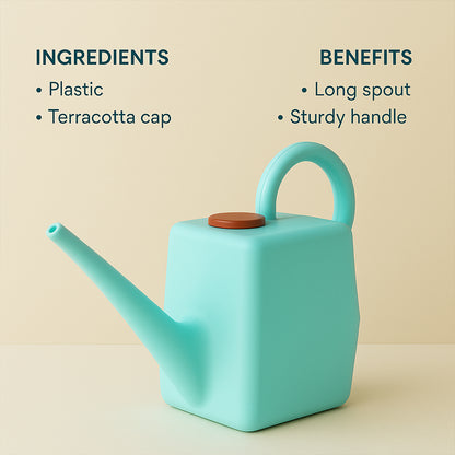 2L Heavy-Duty Plastic Watering Can