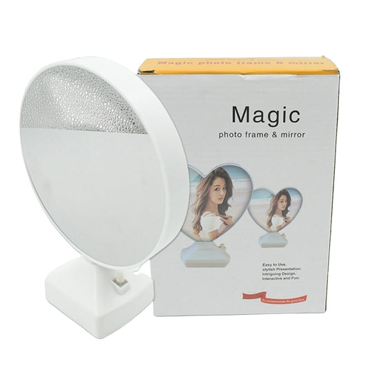 Plastic 2 In 1 Mirror Come Photo Frame With Led Light Wukusy
