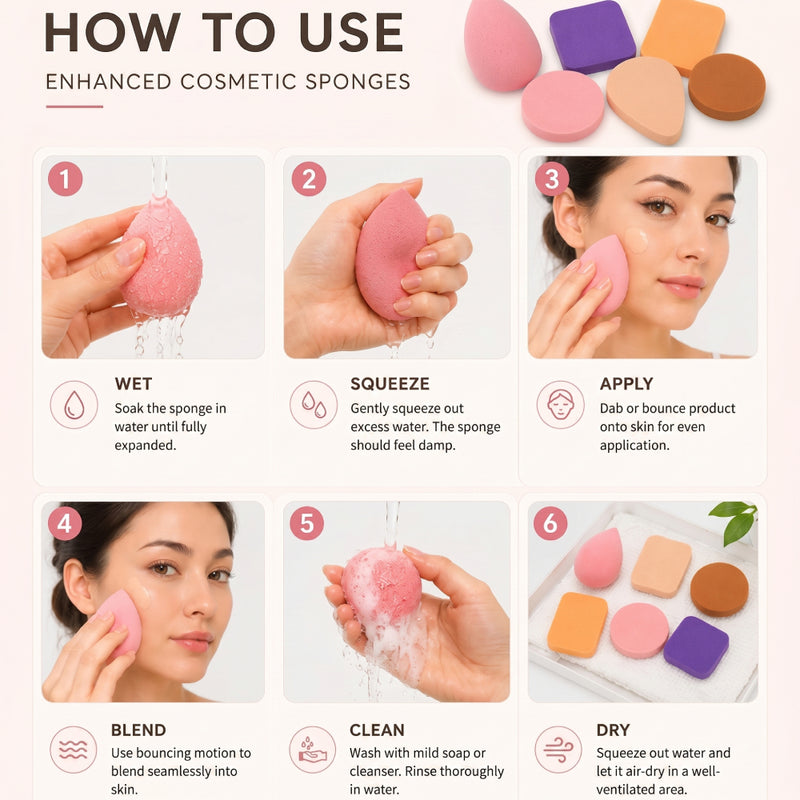 Versatile Beauty Blender Sponge Set