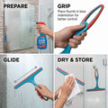 Multipurpose Mini Glass Wiper Squeegee