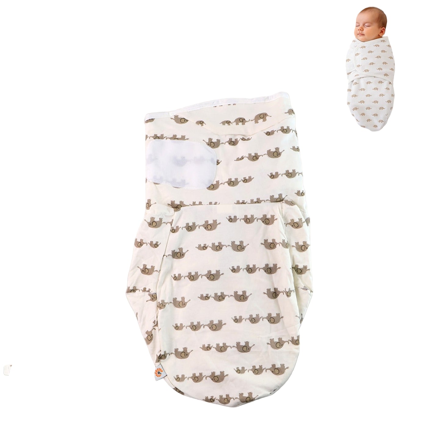 Soft Cotton Adjustable Baby Swaddle Wrap For Newbor