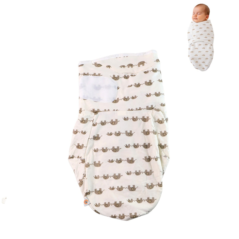 Soft Cotton Adjustable Baby Swaddle Wrap For Newborn Wukusy