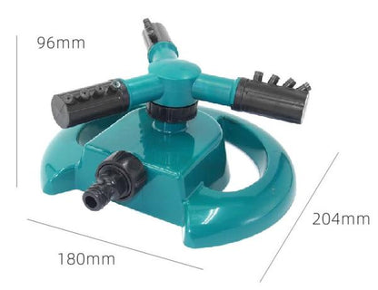 360° Rotating 3-Arm Lawn Sprinkler for Garden & Yard Irrigation