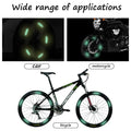 Multicolored Reflective Car Wheel Hub Stickers Wukusy