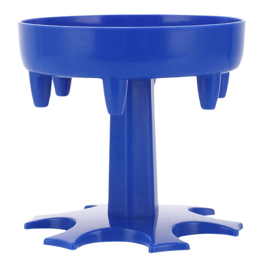 6-Way Plastic Shot Glass Dispenser with Holder Stand.