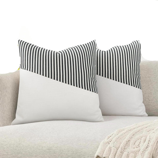 Decorative Pillow Covers Cushion Cases Soft Cotton (26  26 Inch  1 Pair  2 Pc) Wukusy