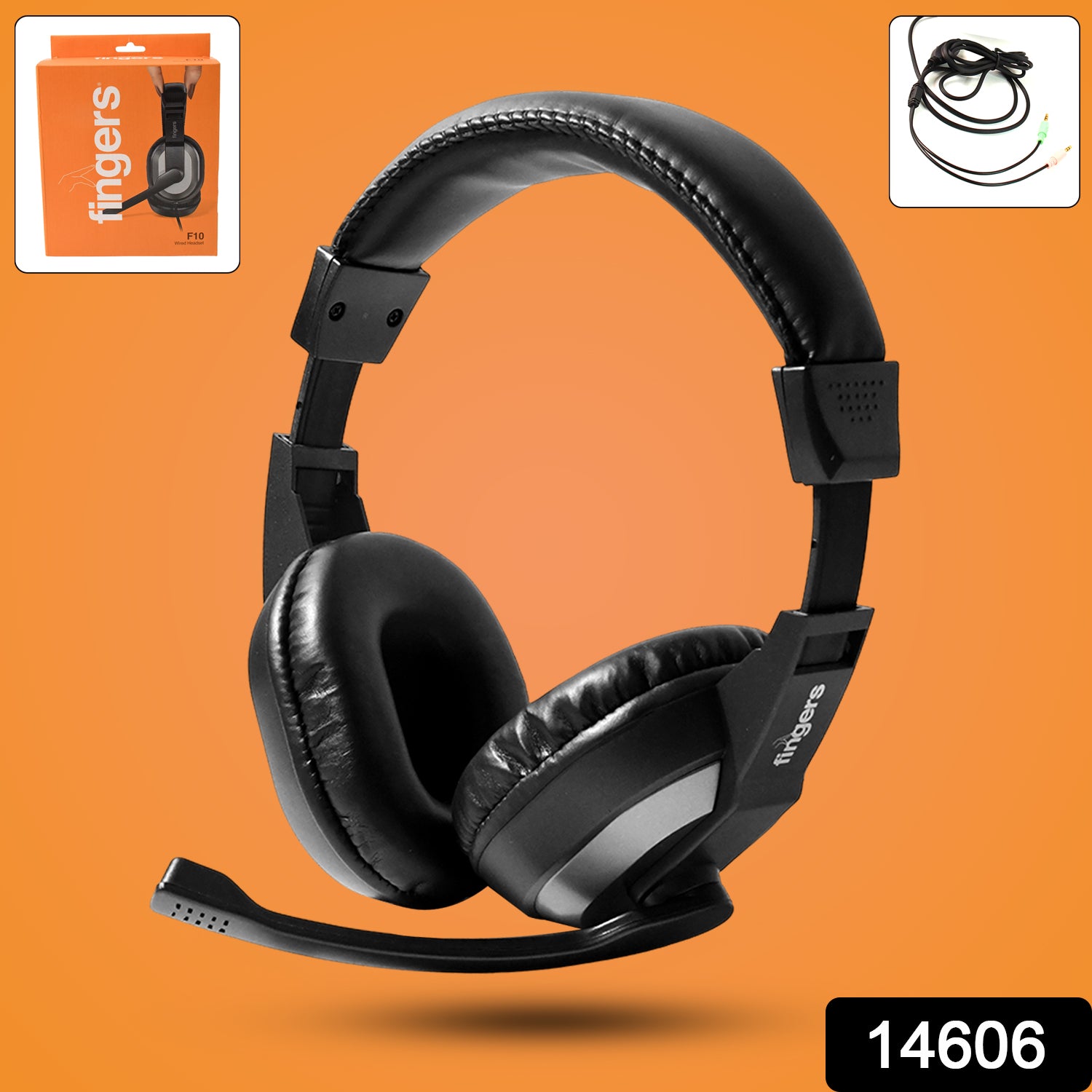 Wired Headset With Adjustable Headband  Noise-isolating Mic Set Wukusy