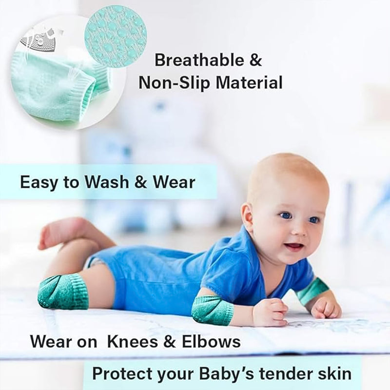 Mint Green Toddler Wool Knit Leg Warmer (Knee Guard) Wukusy