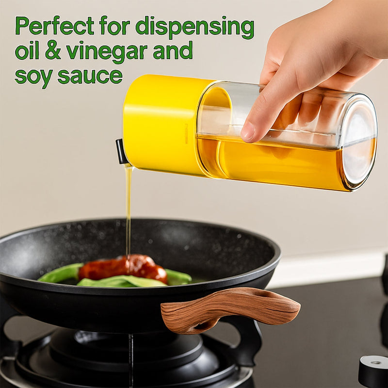 One-Touch Oil Bottle – 500ml Wukusy