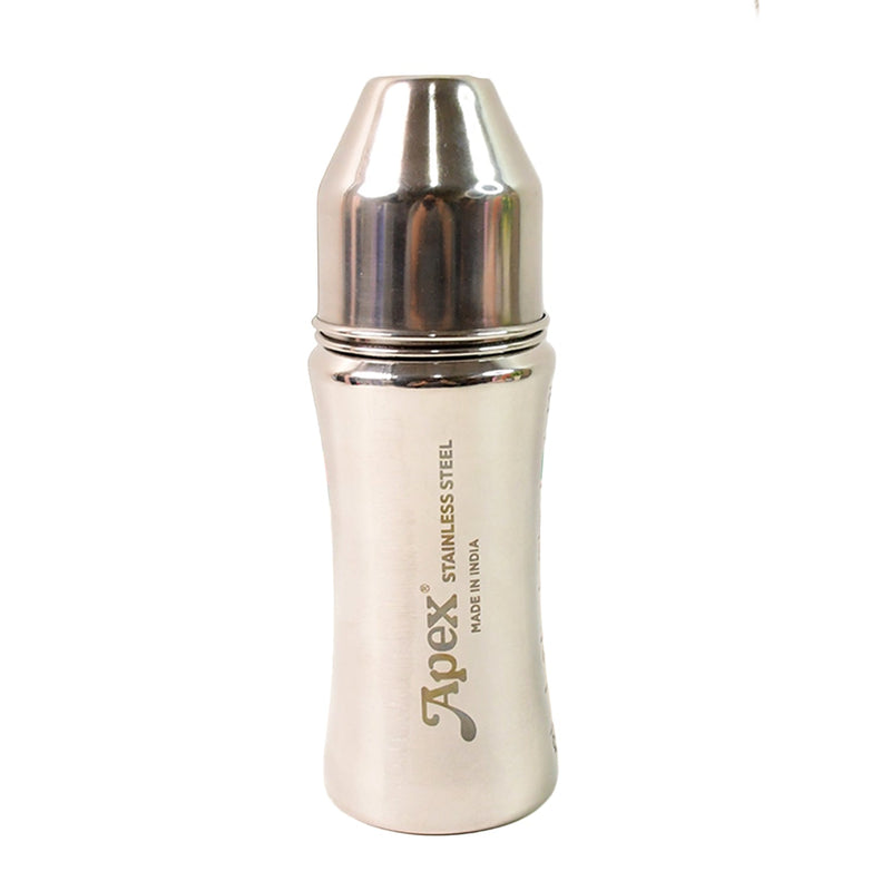Apex Stainless Steel Little Champ Baby Feeding Bottle  (250 Ml) Wukusy