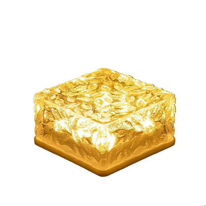 Solar Ice Cube Garden Light