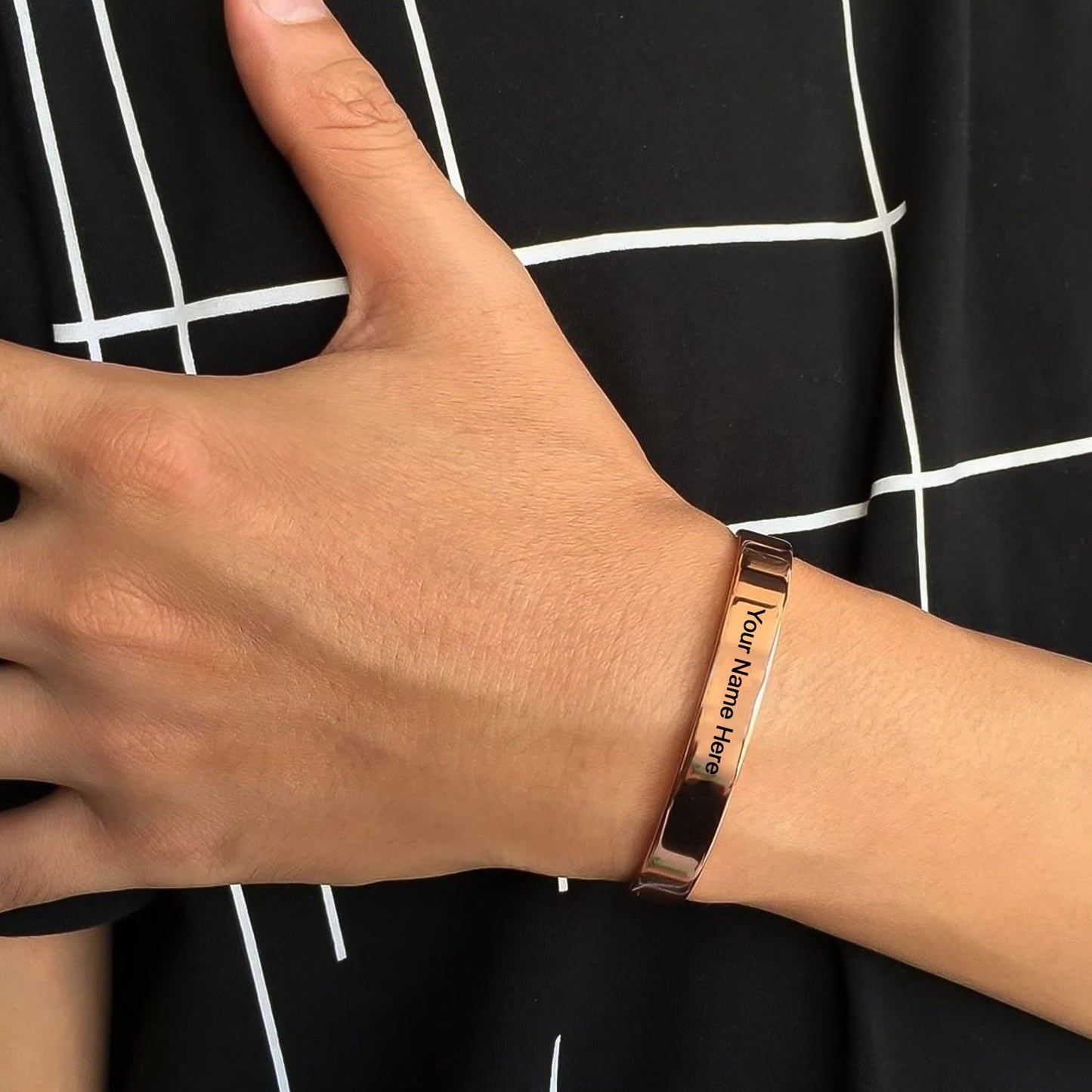 Customized  Personalized Stylish Kada Bracelet