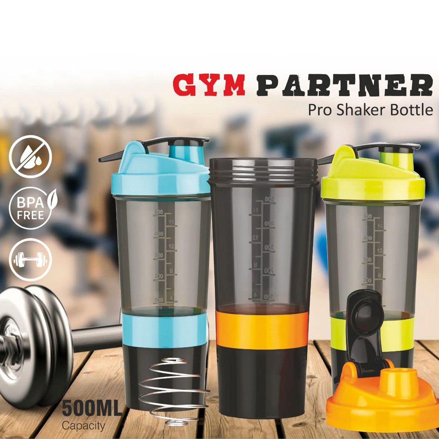 Gym Shaker Bottle