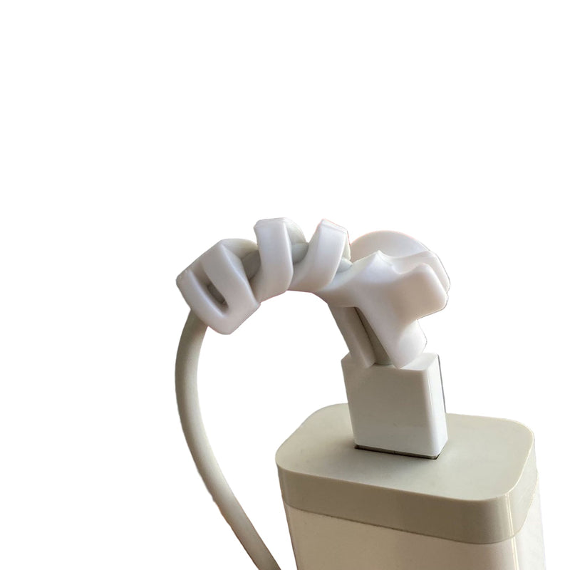Cable Cord Protector Saver With Suction End (Suction Winder, 4 Pcs Set) Wukusy