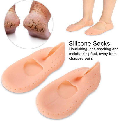 Heel Repair Silicone Socks – Moisturizing & Protective