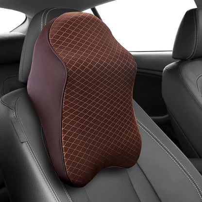 8595 Car Neck Pillow Car Neck Headrest Pillow Memory Foam Car Accessories Cushion Car Seat Head Support Neck Protector Car Seat Neck Pillowfor Driving (1 Pc) Wukusy