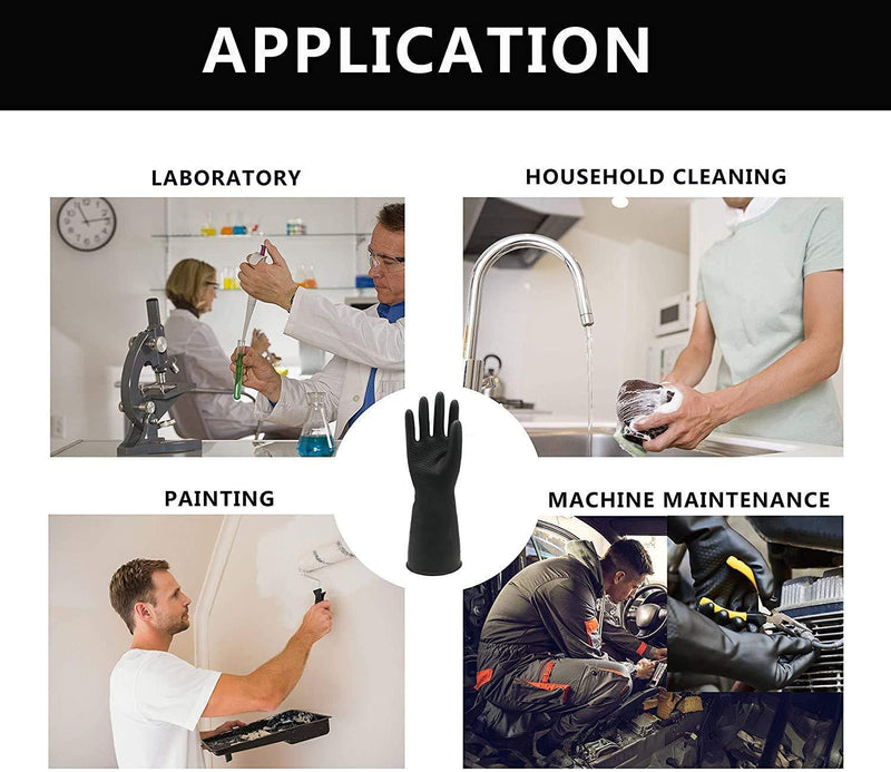 Multipurpose Rubber Cleaning Gloves Wukusy