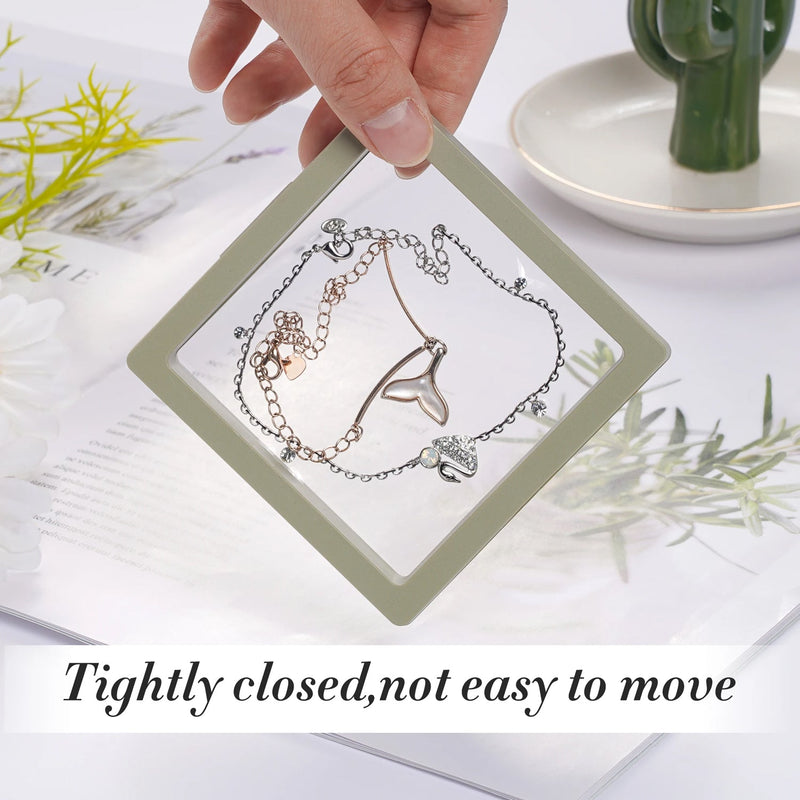 Transparent Jewellery Storage Box Earrings Ring Bracelet Pendant Storage Box Wukusy