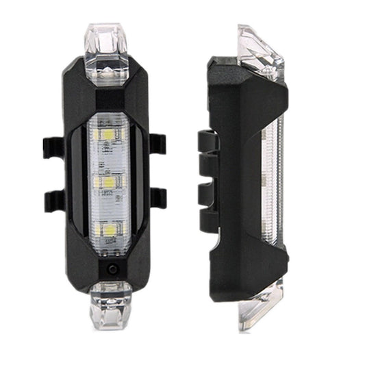 1560 Rechargeable Bicycle Front Waterproof Led Light (White) Wukusy