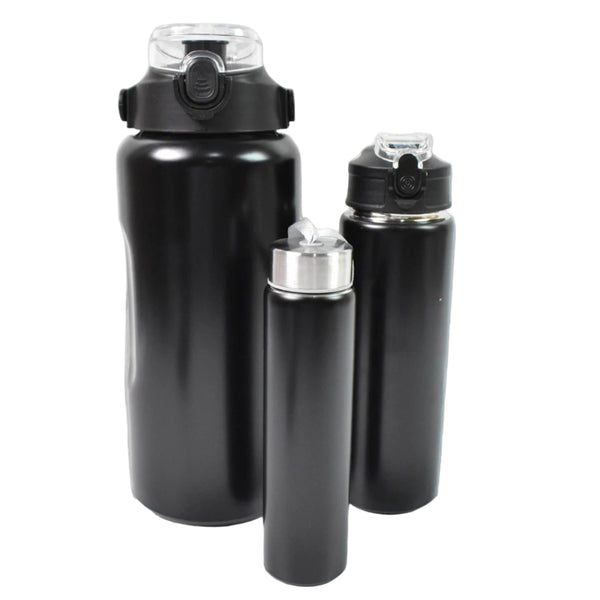 3-in-1 Stainless Steel Insulated Water Bottles - BuyItOnline