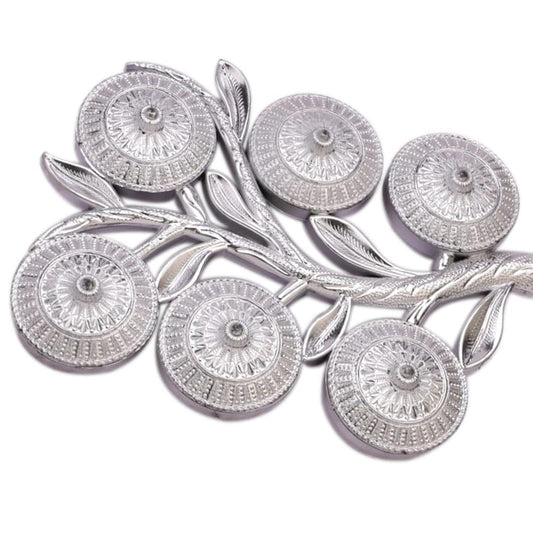2238 Multipurpose Decorative 6 Storage Tree Shape Mukhwas Daniserving Tray Wukusy